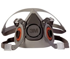 3M 6300 Reusable Respirator, NIOSH-Approved, Bayonet 4-PoinT Large, (CASE OF 24) picture