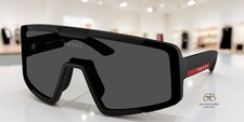 PRADA LINEA ROSSA PS B07S 1BO06F Matte Black Dark Grey 44 mm Men's Sunglasses picture