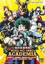My Hero Academia Season 1-8+4 Movie+ Vigilantes Complete Anime DVD (English Dub) picture