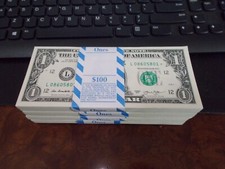 UNC 2013 $1 Consecutive Replacement ** Star ** Notes BEP Strap *L@@K* picture