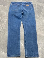 Wrangler Cowboy Cut Jeans Men's 38x36 Blue Denim 13MWZ Regular Fit Western picture