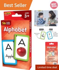 Interactive Double-Sided Alphabet Flash Cards - Perfect for Language Development picture