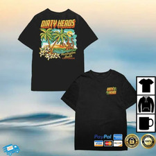 Hot New The Dirty Heads Men Cotton Black 2-Sided Shirt For Fan TD1746 picture