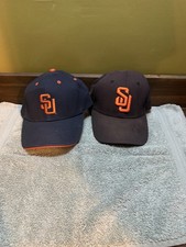 Vintage Syracuse Orangemen NCAA Adjustable Hat Cap Lot of 2 Twins Signature picture
