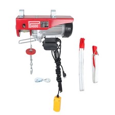 1320lbs Electric Lifting Winch 110V w/14ft Wired Remote Garage Crane Hoist picture
