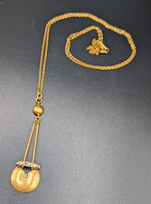 Vintage Gerard Yosca New York Gold-Tone Pendant Necklace picture