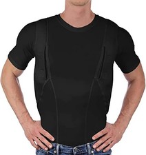 2TAC Concealment  Carry Shirt Holster Tactical Pockets Dual Shadow Tee picture
