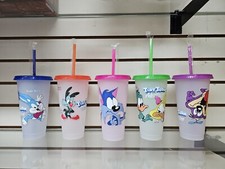  TINY TOONS Vaso SABRIMAGICOS Plastic change color  With Cold Water Like In 90s picture