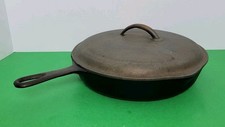 Vintage No. 8 Cast Iron Skillet With Lid - 10 5/8