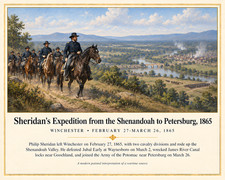 Sheridan's Exp Shenandoah Petersburg Classic Civil War Art/567434852 picture
