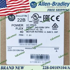 AB Big Sale New in Box 22B-D010N104/A PowerFlex 40-4kW (5HP) AC Drive US Stock picture