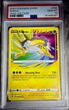Pokémon TCG 2020 SWSH04: Vivid Voltage Holo Rare Card Raikou 050/185 PSA 10 GEM picture