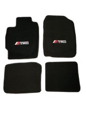 Fit 05-10 Scion tC 2Dr Floor Mats Carpet Nylon Black 4 Pcs New W/Emblem picture
