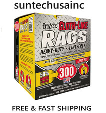 Intex Cloth-Like Rags in a Box 300 Towels, 10