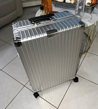 RIMOWA Silver Aluminum Hardcase Spinner Suitcase 29