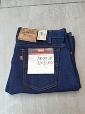 Levi's 506 Straight Leg Jeans Deadstock Orange Tab 80’s W36 BNWT Made In USA picture