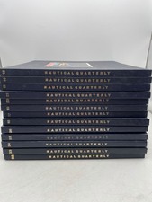 Vtg Nautical Quarterly Lot of 13 Hardbound Magazine Collection BOATS OCEAN picture