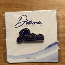 Princess DIANA Broadway ENAMEL PIN Official Merch “A TRUE MUSICAL” New On Card picture