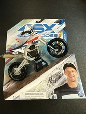 SX Supercorss Authentic Shane McElrath #12 True Metal Motorcycle w/ Stand [NEW] picture