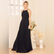 New Lulu's Mythical Kind of Love Black Maxi Dress picture