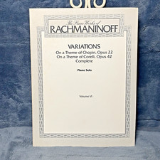Piano Works of Rachmaninoff, Vol 6 Variations on a Theme of Chopin picture