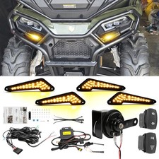 Street Legal ATV Turn Signals w/ Horn Kit For Polaris Sportsman 570 450 850 1000 picture