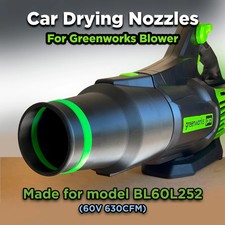 Car Drying Nozzles for Greenworks 60V 630CFM Leaf Blower Model BL60L252 picture