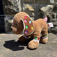 Ganz Webkinz Gingerbread Puppy Plush Stuffed Animal No Code picture