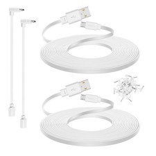 25ft Micro USB Extension Cable 2-Pack for Wyze Cam, Nest, Security Cameras picture