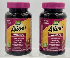 Lot of 2 Nature's Way Alive Women's Premium Gummy Multivitamin 75Ct EXP 01/27 picture