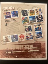 US Stamps, 1998, THE 1900's Sheet, FDC Large Cover picture