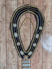 RARE Vintage BPOE Elks Lodge Past Exalted Ruler Ceremonial Collar Necklace picture