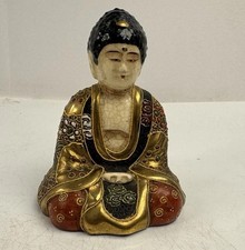 ANTIQUE JAPANESE SATSUMA MORIAGE AMIDA BUDDHA picture