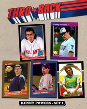 Kenny Powers Eastbound Down Majors custom Baseball Card SET 1 by THROBACK picture