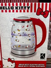 Sanrio Hello Kitty Electric Kettle 1.8L Glass AC110V 1100W Fast Boiling Water picture