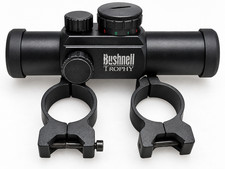 Bushnell Trophy Red/Green Dot Sight Scope w/ 2 Mounting Rings – Black – Used picture