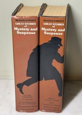 Reader’s Digest Great Stories Mystery Suspense 2 Volume Set Hardcover 1986 picture