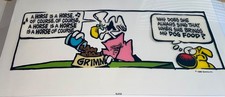 Mike Peters Mother Goose & Grimm, Grimmy A Horse Is a Horse Pre Production Cel picture