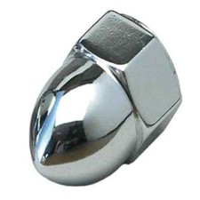 Chrome Acorn High Crown Cap Nuts * Size's 10-24 to 1/2-20 & 6-8-10mm  SOLD EACH picture