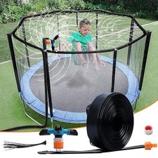 Trampoline Sprinkler 39ft, Outdoor Water Play Toy for Kids Summer Backyard Fun picture