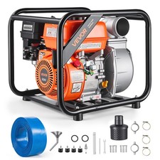VEVOR Gas Powered Water Pump 3 in Semi Trash Water Transfer Pump 264 GPM 7HP picture