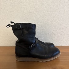 Belstaff Men’s Shearling Lined Leather Boots 44 / US 11 picture