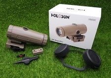 Holosun Flip Red Dot 3x Magnifier Picatinny Style Lower 1/3 Cowitness - HM3X-FDE picture