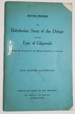The Babylonian Story of the Deluge and the Epic of Gilgamesh. 1920 1st Ed. picture