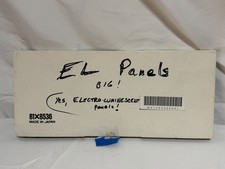 Vintage 1987 Electroluminescent EL Panels Lot of 6 Japan 11x4 Light Panels picture