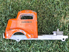 1950's Smith Miller GMC Semi Truck Tractor Cab & Frame With Great Bumper picture