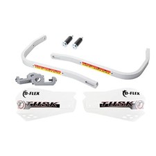 Tusk D-Flex Handguards with MX Shields White 7/8