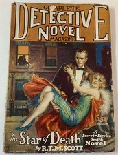 September 1928 COMPLETE DETECTIVE NOVEL MAGAZINE #3 ~ R.T.M Scott, Star Of Death picture