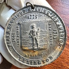 1875 Battle Of Lexington So Called Dollar Medal, 100 Anniversary of Battle picture