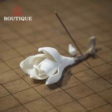 Magnolia Flower Ceramic Flower Home Decoration Tea Room Tea Ceremony Accessories picture